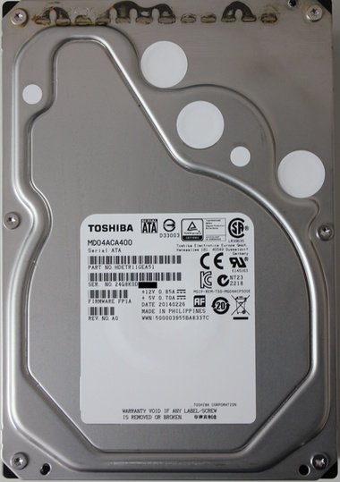 Toshiba Festplatte mit Wasserschaden: Daten retten