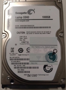 Seagate Laptop SSHD Festplatte reparieren