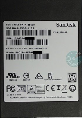 Datenrettung Sandisk Z400s SSD